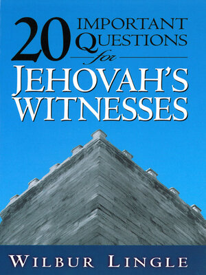 cover image of 20 Important Questions for Jehovah's Witnesses